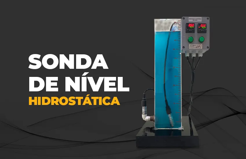 O que é uma sonda de nível hidrostática?