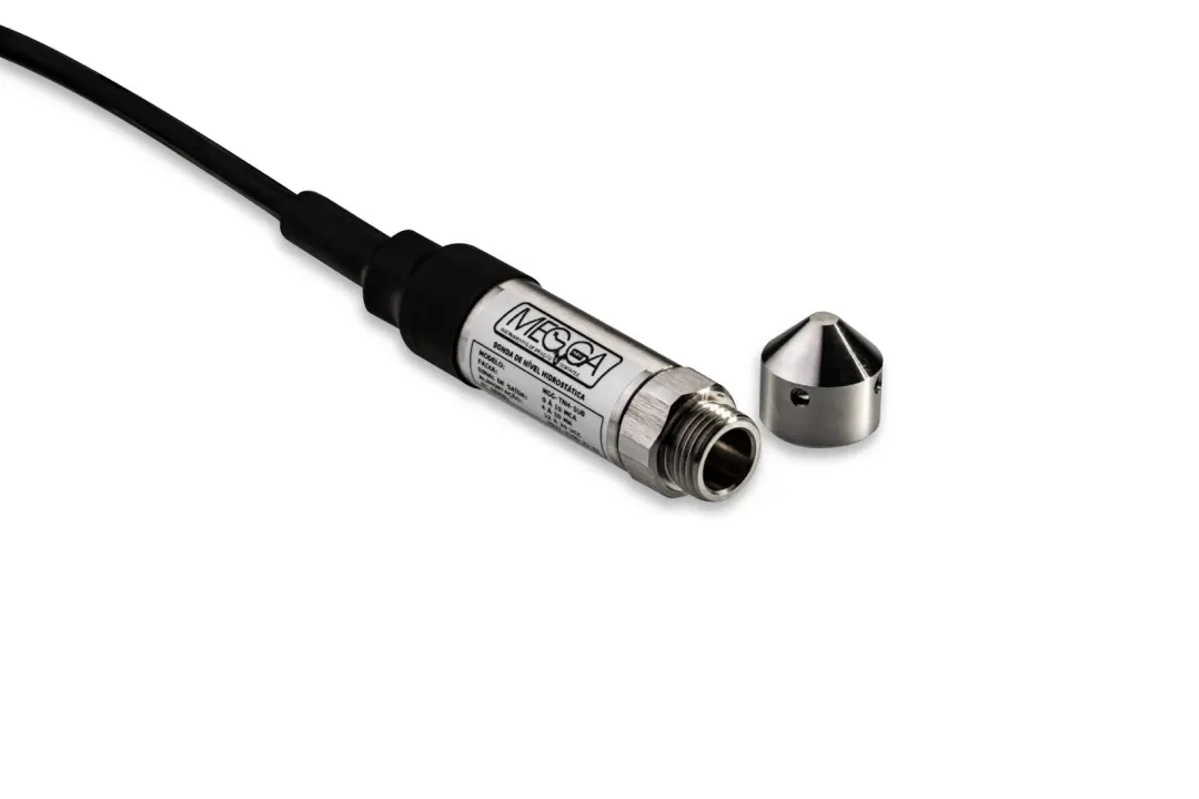 Sonda de nível hidrostática Megga com cabo