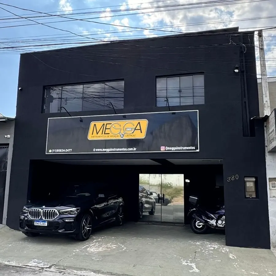 Fachada da fábrica da Megga Instrumentos em Itu (SP)