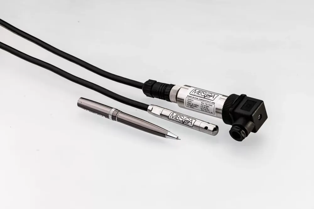 Sonda de nível hidrostática MGG-TNH-NANO de 12 mm com cabo