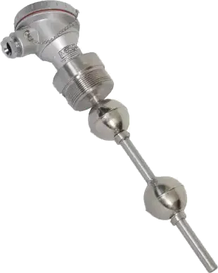 Chave de nível MGG-CNBM com duas boias em inox e cabeçote de alumínio