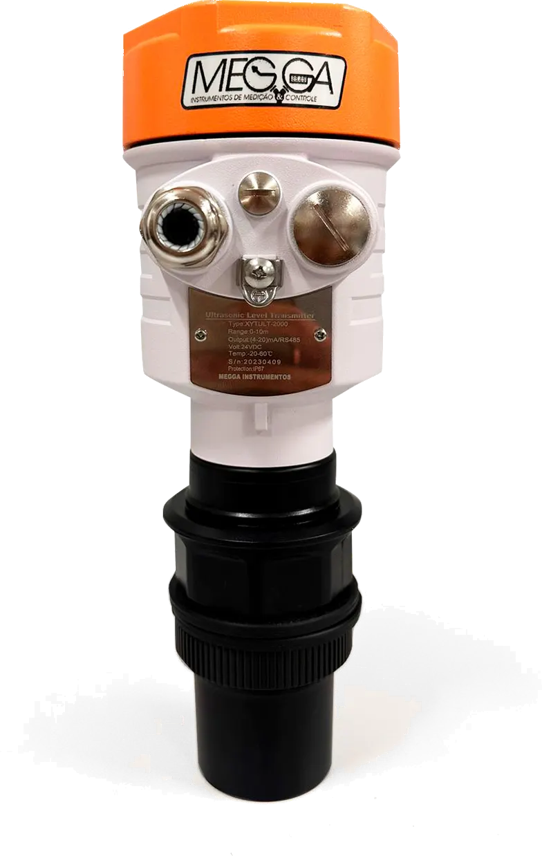 Sensor de nível ultrassônico MGG-ULTRA-XYT com cabeçote em alumínio fundido