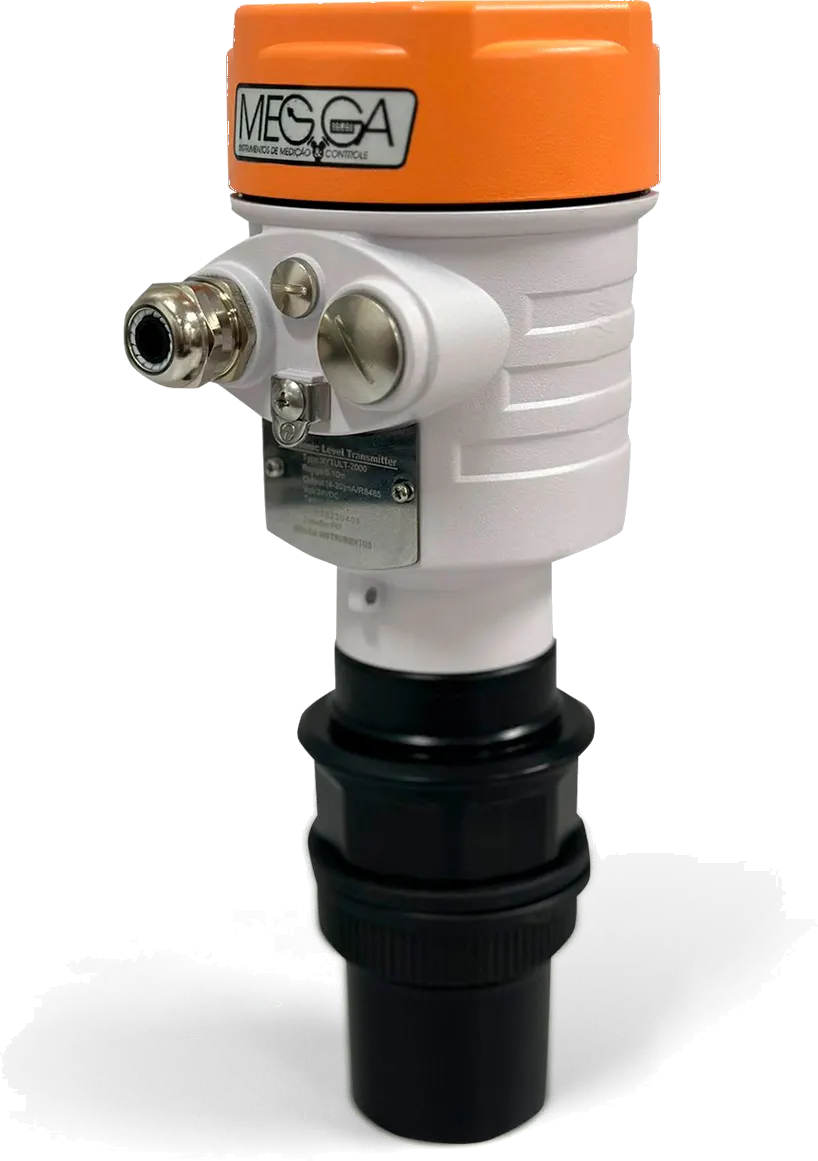 Sensor de nível ultrassônico MGG-ULTRA-XYT, detalhe da rosca de fixação