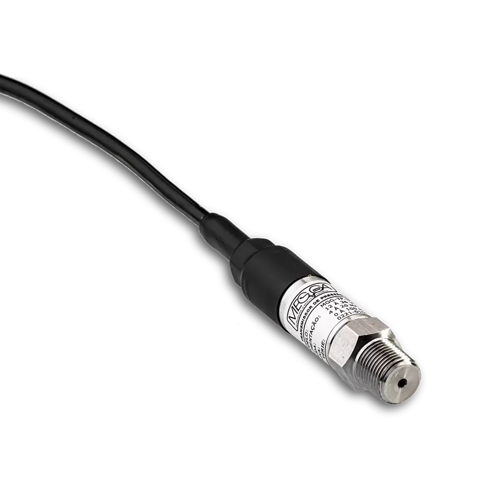 Transmissor de pressão MGG-TP-IP68 em aço inox com prensa-cabo