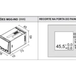 Indicador e Controlador de Painel – MGG-IND -